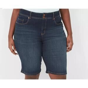 Lane Bryant women's Bermuda Jeans shorts size 18